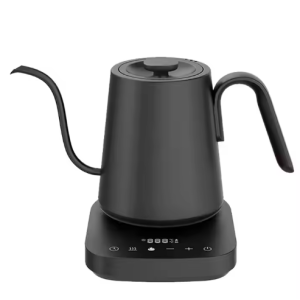 800Ml Goose Neck Stainless Steel Kettle Black Digital Smart Pour Over Coffee Tea Temperature Control Gooseneck Electric Kettle