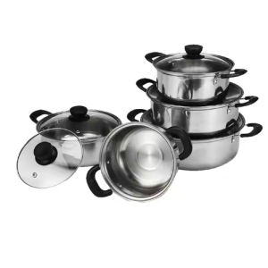 Stock pot stainless steel square shallow stock hot pot