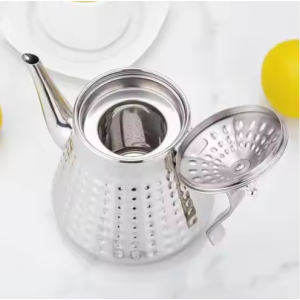 Stainless steel hammer patterned teapot kettle