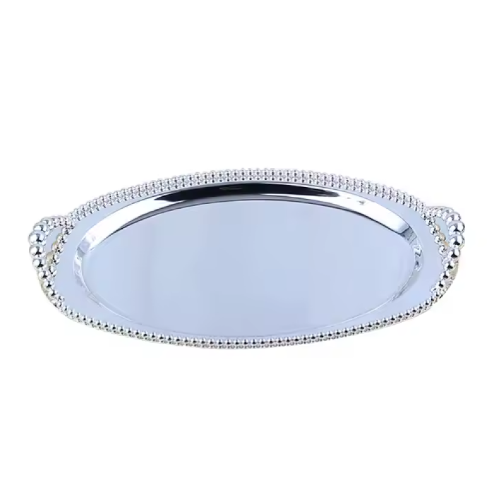 silver plated tray