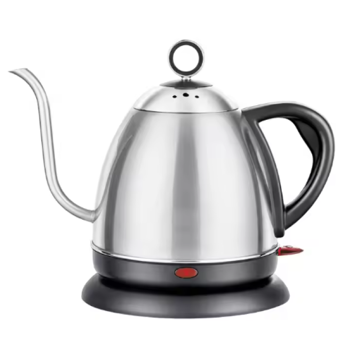 New design hot sell cordless water gooseneck stainless steel electric kettle for tea & coffee