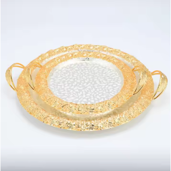 Fruit snack plate, golden fruit plate