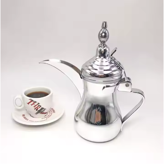 Classic stainless steel teapot
