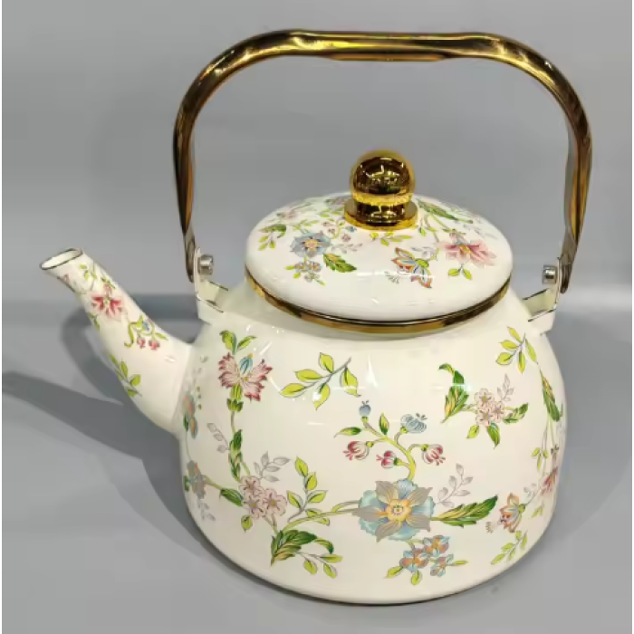 High quality 1.5/2/2.5L enamel teapot