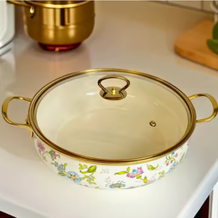 Enamel cooking pot